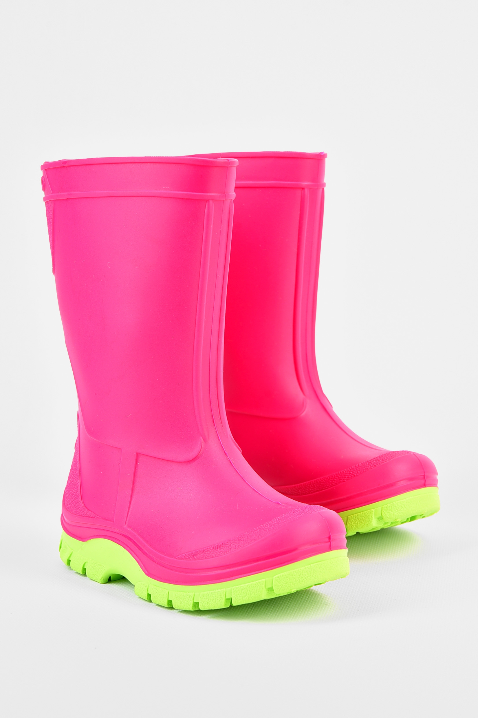 Фото товару Чоботи гумові дитячі малинового кольору №2