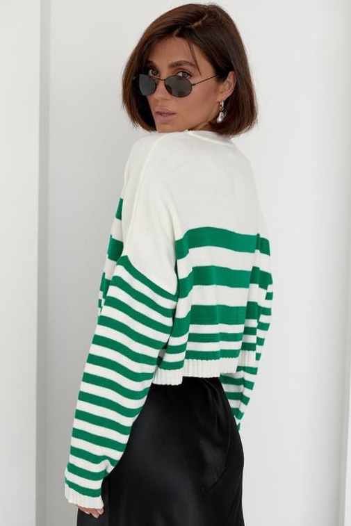 Фото товару Светр жіночий білого кольору №3