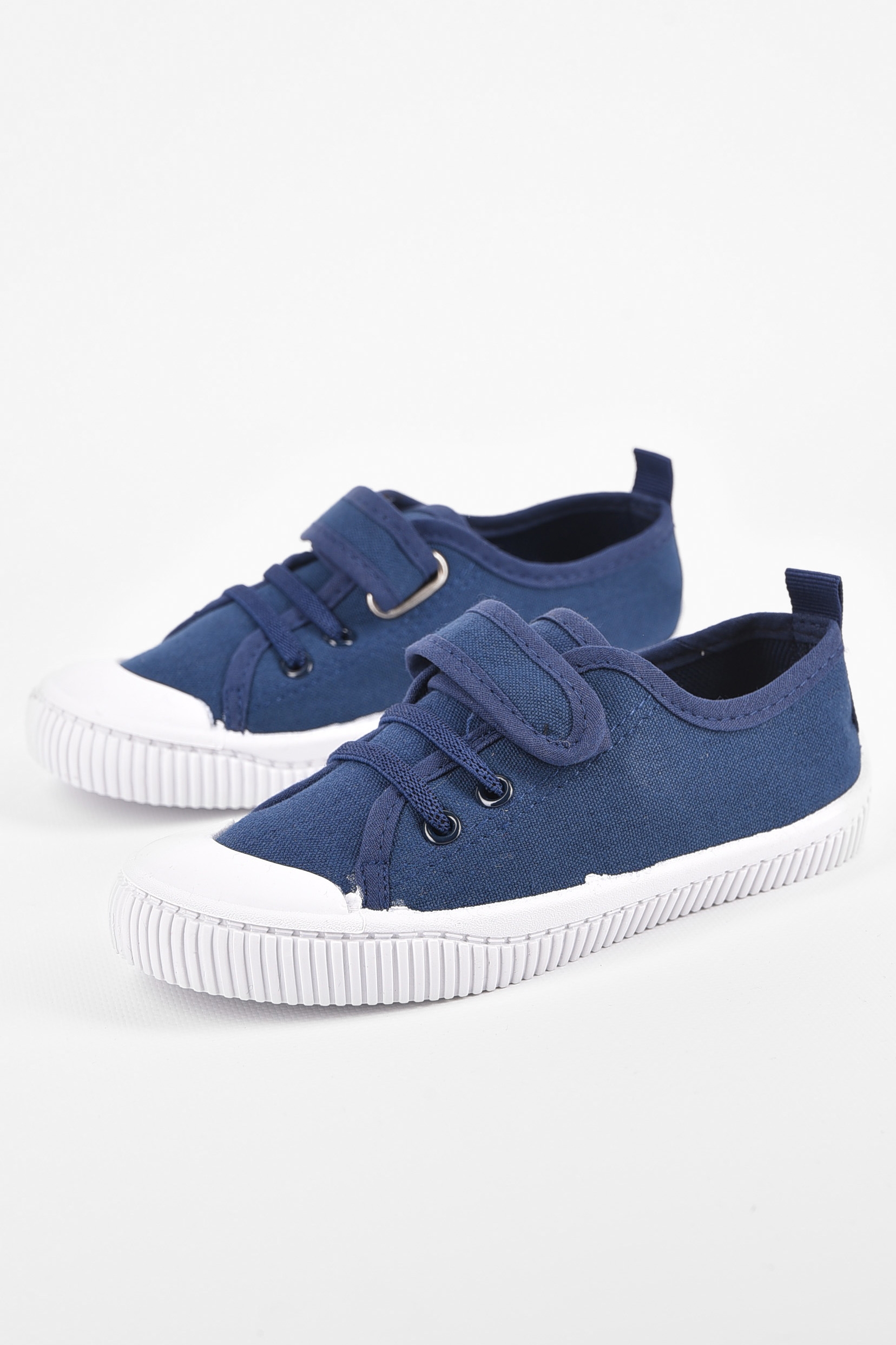 Фото товару Мокасини дитячі темно-синього кольору №3